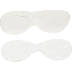 600 Stück Augenklappe Haut Augenschutzmasken Gesichts-Augenpads feucht einwegmasken disposable face mask augenpflege maske Augenabdeckungen für Gesichtsbehandlungen Vlies Weiß