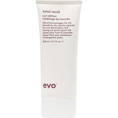 EVO total recoil curl definer, 200 мл, крем для укладки, сильная фиксация для волнистых и вьющихся волос, для блеска и мягкости, веган, без сульфатов