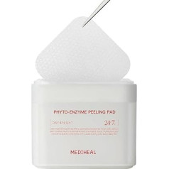 MEDIHEAL Phyto Enzyme Exfoliating Pad - Vegan Facial Renewal Gauze Pads with LHA & Papaya Enzyme - Pore Firming Pads to Control Sebum - Exfoliating Pads for Dead Skin Cells - 90 Pads
