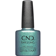 CND Shellac Teal-Tricity UV Nail Polish - No. 478 Turquoise Shimmer - Оригинальный CND - УФ-лак - Дизайн ногтей - Коллекция Dynamic Duality