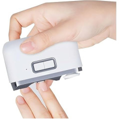 Liwankaqi Электрические кусачки для ногтей со встроенной светодиодной подсветкой, электрическая пилочка для ногтей для детей, пожилых людей, в