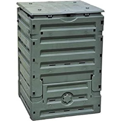 Компостер VERDEMAX 300 л, не требующий обслуживания, устойчивый к ультрафиолетовому излучению, с нижней крышкой