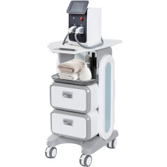 Медицинская тележка для медицинских приборов с большой рабочей поверхностью, стоматологическая тележка с нескользящими накладками, теле