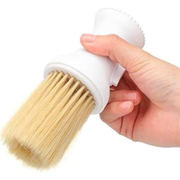 Щетка для чистки волос, парикмахерская пудра для хранения стайлинга, щетка для чистки пыли мягких волос на шее, щетка для вытирания волос д