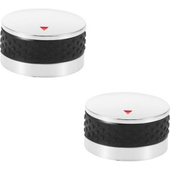 2 Stück Brennerknöpfeus Kunststoff herdknöpfe gaskocher zubehör Brennersteuerung Knopf für Gasherd Gasherdsteuerung backofenknöpfe ersatz Ofenknöpfe aus Kunststoff Plastik