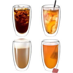 Классические двустенные стаканы для Латте Маккиато, чайные стаканы с плавающим эффектом, термостаканы, термостойкое чайное стекло, стакан