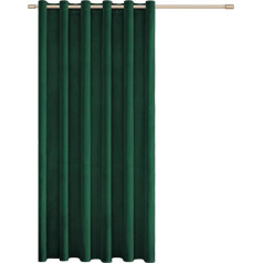 Рождество блэкаут шторы бархат шторы защита от холода шторы с люверсами занавес непрозрачный темно-зеленый комплект из 1 228 х 228 см (В х Ш) дл