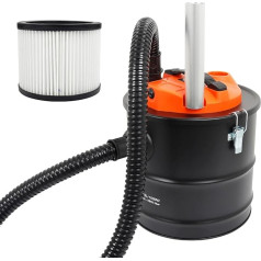 Пылесос Cyclone Ash Vacuum Cleaner 18L 60189, бак/контейнер: Металл, черный, L, 1000 Вт, 18 литров, 79 децибел
