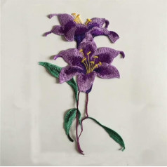 2PCS Вышивка Кружева Цветок DIY Кружева Ткань Шитье Кружева Воротник Украшения Наклейки Одежда Аксессуары Несколько Цветов