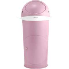 Контейнер для подгузников Kindsgut Whale Soft Pink с наполняемой пленкой, защита от запаха благодаря двойному клапану, легко чистится, красивый дизай