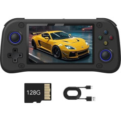 Портативная игровая консоль, 4,3-дюймовая портативная игровая консоль в стиле ретро, система Open Source Linux, IPS экран, встроенные 30,000+ классически