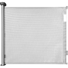 Badabulle Safe & Roll Door Safety Gate и лестничные ворота для раздвижения до 140 см, без барьеров, с винтовым креплением