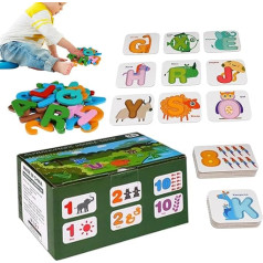 Деревянные буквы, игры с алфавитом, флеш-карты с деревянными буквами | игра-головоломка на сопоставление, флеш-карты с деревянными буквами, 