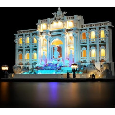 Набор светодиодных ламп для Lego Trevi Fountain 21062, только свет, не модель Lego, набор освещения совместим с Lego 21062 (только свет, не модель)