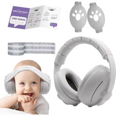 Shurzzesj Toddler Earmuffs - Детские наушники для сна, звуконепроницаемые наушники для защиты слуха, мягкие наушники для детей в возрасте 3-48 месяцев