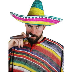 Взрослый Сомбреро Шапка 12 Pack Оранжевый Мексиканский Сомбреро с белым помпоном детализации мексиканский Синко де Майо Фиеста Костюм Аксес