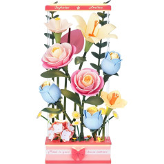 ROKR AF01D 3D цветочный набор со световым мотором Цветущие искусственные цветы DIY творческое украшение подарок на День матери День святого Вале