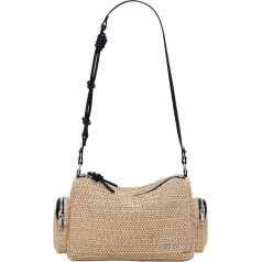Desigual Женская 25SAXO13 Сумка_Половина рафии HA логотип, белый