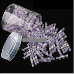 HUJWLBWF 200Pcs паяльник уплотнение провода разъем, уплотнение термоусадочной кнопка разъемы терминалы электрические изолированные морской авт