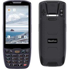 Bisofice K40 PDA сканер штрих-кода Android 13 портативный терминал мобильный компьютер с 1D/2D QR-код сканер, поддерживает 4G и WiFi Bluetooth, с NFC GPS, для рознично