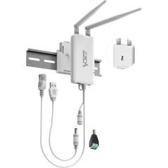 VONETS промышленный 2.4GHz WiFi мост мини WiFi маршрутизатор усилитель Ethernet к WiFi Hotspot расширитель усилитель сигнала 2 RJ45 портов DC/USB питания с 2 антенн