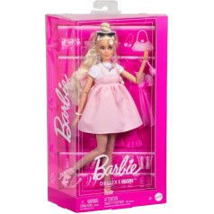Кукла Barbie deluxe style 3 розовое платье с большим бантом