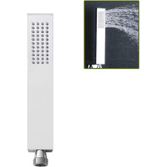 Drenky Душевая лейка ручной душ Экономия воды Душевая лейка квадратная 1 струя Тип корпуса из чистой латуни с 48 антиизвестковыми насадками Тв