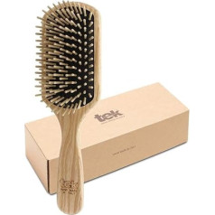 Щетка для волос Tek из ясеневого дерева с обычными шпильками - Ручная работа в Италии