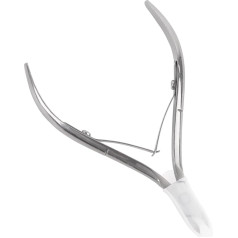 Professionelle Nagelhautzange Edelstahl Nagelhautschneider Scharfe Klingen für Nagelpflege und Pediküre Werkzeuge Silber