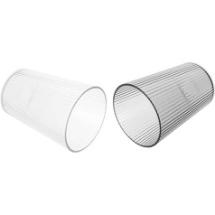 Ciieeo 2 Stück Einfacher Mundspülbecher Badezimmer Tassen Bürstenbecher Zahnputzbecher Trinkbecher Reisebecher Badetasse Badezimmer Becher Klare Zahnbürstenhalter Badebecher Plastik