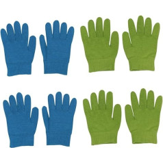 4Paare Feuchtigkeitsspendende Gelhandschuhe für Winterpflege Handpflegehandschuhe Verschiedenen Farben für Trockene und Rissige Haut mit Zusätzlichem