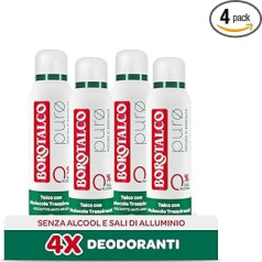 Borotalco, Borotalco Дезодорант-спрей пудра с дышащими молекулами, сушит от запахов, эффективность 48 часов, без спирта и солей алюминия, аромат от Borot