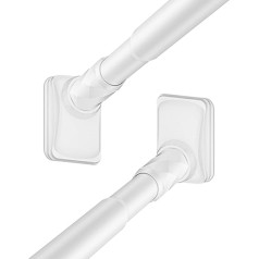 Телескопическая штанга, не требует сверления, карниз для штор, карниз для одежды, для гардероба, ванной комнаты, спальни, душевой комнаты (б