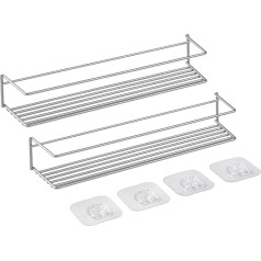 Набор из 2 подставок для специй Metaltex Паприка-1 с U-Fix 32 x 8 x 5 см