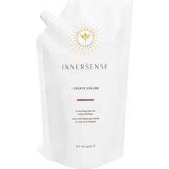 INNERSENSE Organic Beauty - Natural I Create Volume Hair Volumising Lotion | Non-Toxic, Cruelty-Free, Clean Haircare (Refill Pouch, 32 fl oz | 946 ml)