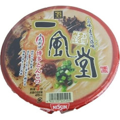 Nissin Ippudo Japanese Ramen Try Hakata Tonkotsu Akamaru Shinmi, лапша рамен быстрого приготовления 127 г, набор из 4 штук