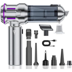 Беспроводной ручной пылесос, 22000 PA автомобильный пылесос, сильная мощность всасывания, 4 в 1 ручной пылесос с HEPA фильтром, пылесос от клещей 