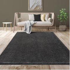 Ковер для гостиной Mia's Teppiche Giant Modern Fluffy Dense Short Pile, ощущение супермягкости, эффект меланжа, элегантный блеск