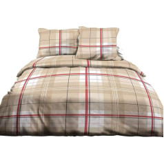 Le linge de Jules Пододеяльник 220 x 240 см + 2 наволочки Чистый хлопок 57 нитей Красный