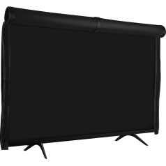 Защитный чехол kwmobile для 43-дюймового телевизора - Защитная крышка для экрана телевизора - Гибкая крышка от пыли для экрана телевизора - Черны