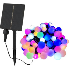 Billy Solar String Lights Round Multi-Color LED RGB 10.90m