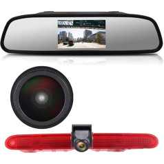 1280 x 720 пикселей автомобиль третий крыша верхнее крепление тормозного света камера тормозной свет заднего хода камера ИК свет для Peugeot Partner 2