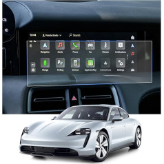 CDEFG Совместимость с Porsche Taycan 2020-2024 2025 навигации экран протектор 6H царапины-устойчивый 10,9 дюйма GPS экран протектор навигации фильм Turbo GT 4S акс