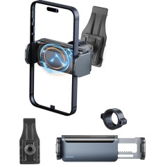 YEE PIN Держатель для мобильного телефона, совместимый с VW T-Cross / VW Polo MK6 2019-2024 | 360° вращение | автоматическая блокировка | совместимость с 4-7 дюйм