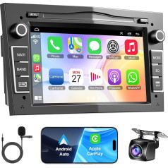 2 + 32 ГБ Автомобильное радио для Opel Corsa Astra Antara Vectra Zafira Meriva Vivaro Combo, 7 дюймов IPS Andriod 12 с беспроводной Carplay и Andriod автомобиля, поддержка WiFi GPS Камера