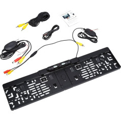 Wakects реверсивная камера номерной знак держатель, автомобиль ЕС номерной знак 170 градусов ИК реверсивная камера беспроводной реверсивной к