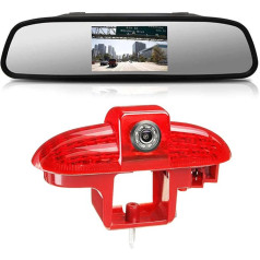 4,3-дюймовый монитор зеркала заднего вида + тормозной свет камера заднего хода замена для Opel Vivaro Surf Concept/Life/Movano X70 Box/Vauxhall/Combo/Nissan Interstar/Primastar/Renaul