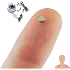 PingaOculto Шпионские наушники для тестирования, мини-нано невидимые наушники для мобильного телефона с микрофоном с клейкой полосой, невидимы