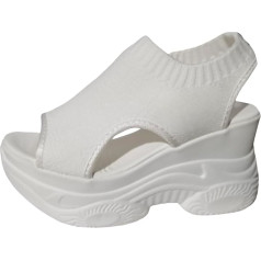 Сандалии женские летние элегантные удобные ортопедические сандалии для дышащих видов спорта вязаные сандалии легкие сандалии на открыто