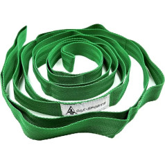 Растягивающийся ремень для йоги с петлями, растягивающиеся ремни для физиотерапии, неэластичный ремень для упражнений для пилатеса, танце